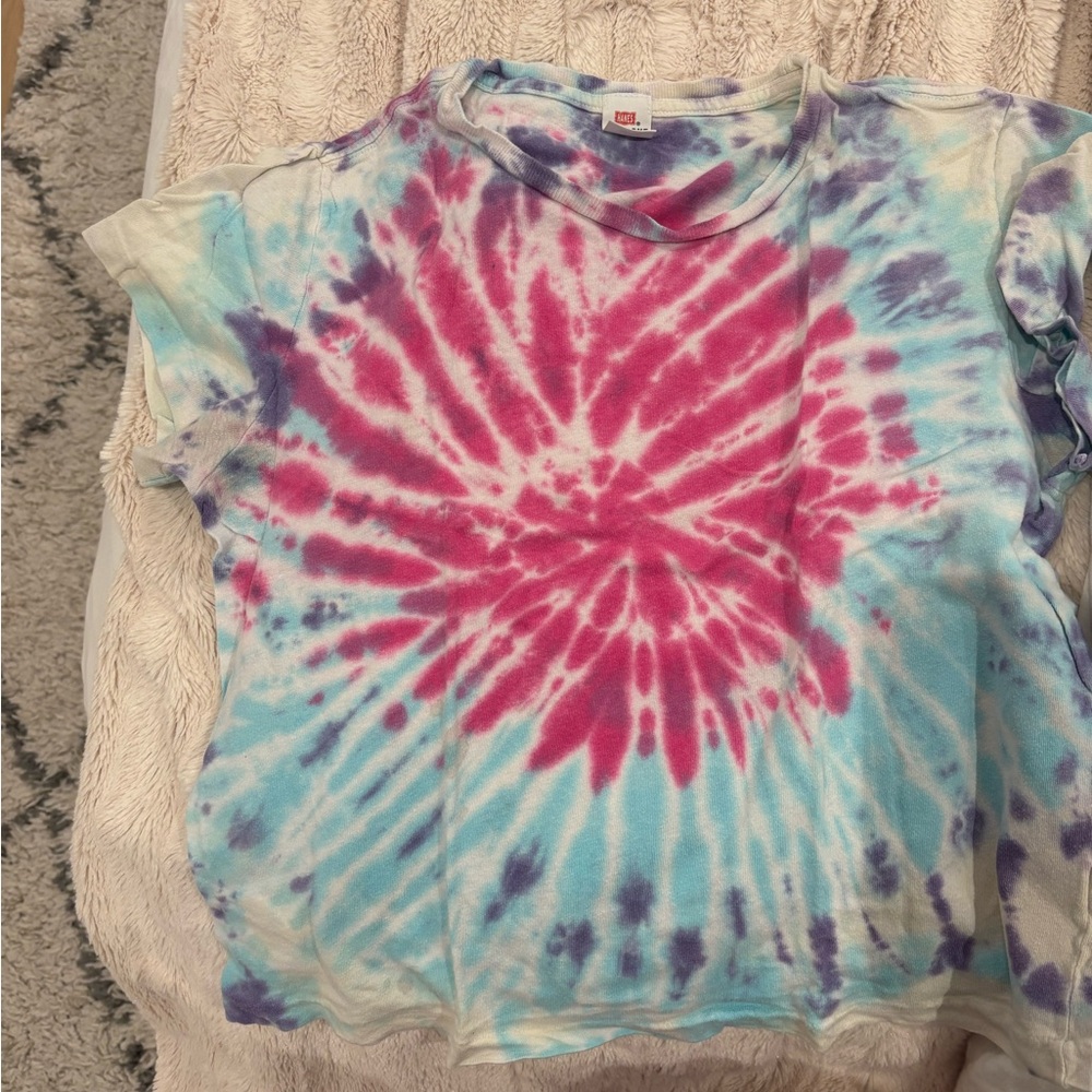 Redone/Hanes Multicolor Tie-Dye Tee